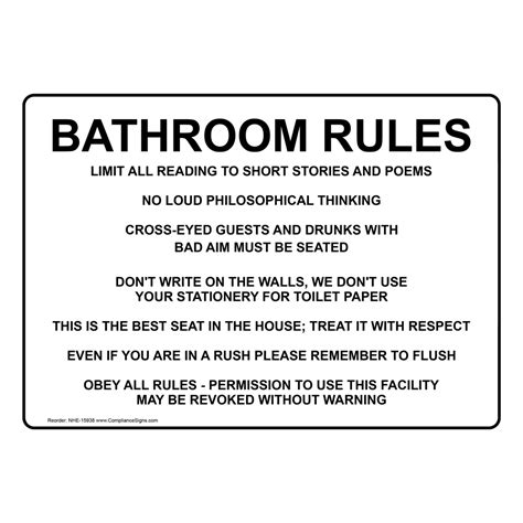 Miss Manners: Why would they put a sign like this in their home’s bathroom?